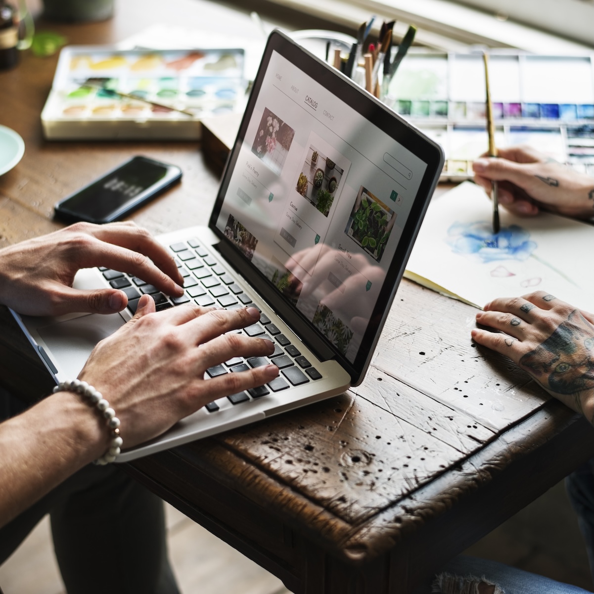 Reviewing and refining a website design before launch